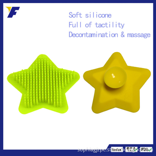 Soft Baby Body Massager Cleaner Silicone Bath Brush